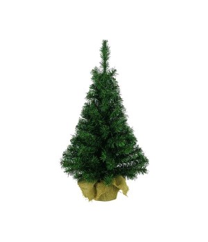 Albero di Natale Imperial verde in pvc H.90 cm - Ksd 683327 - Il patio store