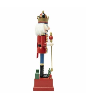 Schiaccianoci in legno con calendario dell'avvento altezza 42cm - gs 033 - Il patio store